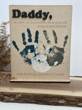Handprint plaque