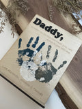 Handprint plaque