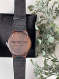 Wood Watch With Engraving