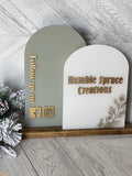 Double Arched Acrylic