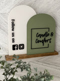 Double Arched Acrylic