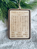 Christmas Word Search - Family name