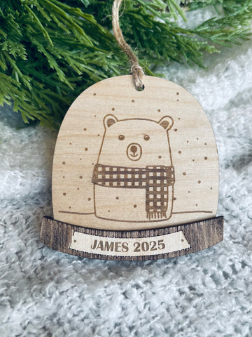 Polar Bear Snow Globe