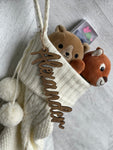 Wooden stocking tags